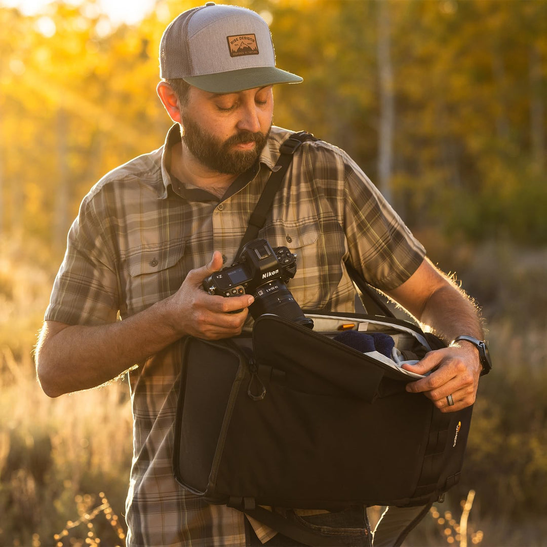 Lowepro ProTactic Lite BP 250 AW III Laptop-Rucksack, Zugriff Oben u. seitlich, Profi-Kameratasche,