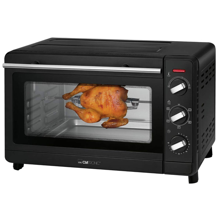 Clatronic Multi-Backofen MBG 3728, 30 Liter Backraum, Umluft + Ober- und Unterhitze, 90 Minuten-Time