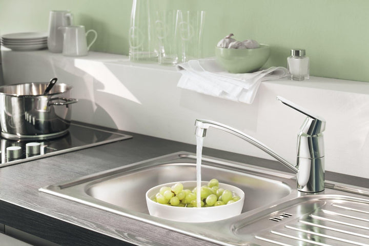 GROHE Eurosmart Cosmopolitan - Einhand-Spültischbatterie (flacher Auslauf, Einlochmontage, Schwenkbe