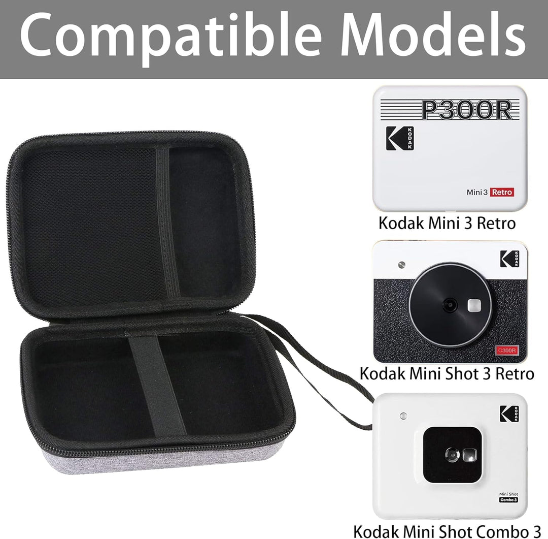 Aenllosi Hart Tasche Hülle für Kodak Mini 3 Retro P300R/Mini Shot Combo 3/Mini Shot 3 Retro C300R Tr