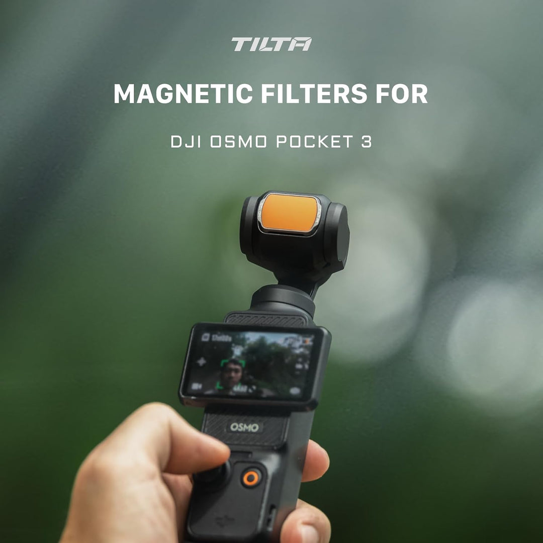 Tilta Pocket 4 ND32 Filter, Magnetischer ND1.5 Filter TF-OP3-ND15 | Kompatibel mit DJI Osmo Pocket 3