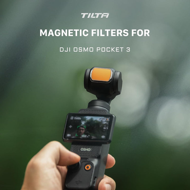 Tilta Pocket 4 ND32 Filter, Magnetischer ND1.5 Filter TF-OP3-ND15 | Kompatibel mit DJI Osmo Pocket 3