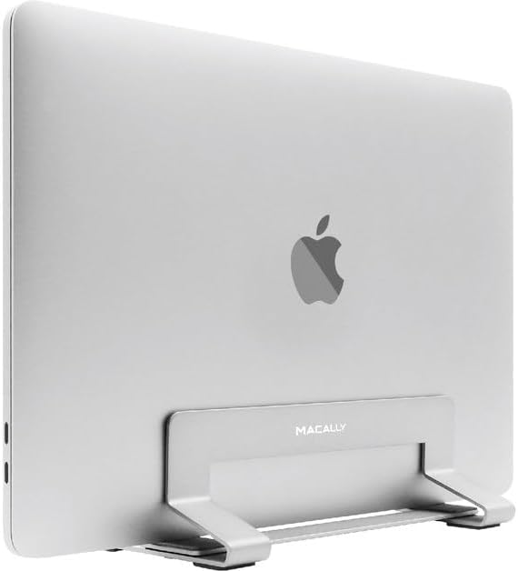 Macally VCSTANDA Aluminium, vertikaler Notebook Ständer für Apple MacBook, MacBook Air, MacBook Pro