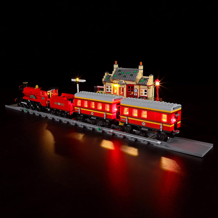 BRIKSMAX 76423 Led Licht für Lego Hogwarts Express & der Bahnhof von Hogsmeade - Compatible with Leg