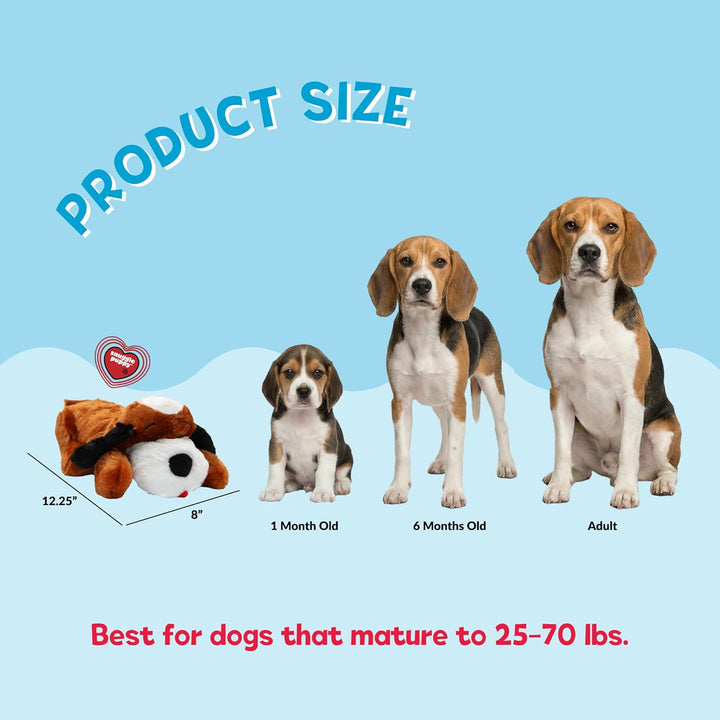 Smartpetlove Snuggle Puppy Brown/White, brown/white