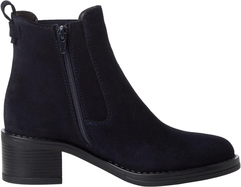 Tamaris Damen Klassische Stiefel, Frauen Stiefel,TOUCHit-Fussbett 39 EU Blau Navy, 39 EU Blau Navy