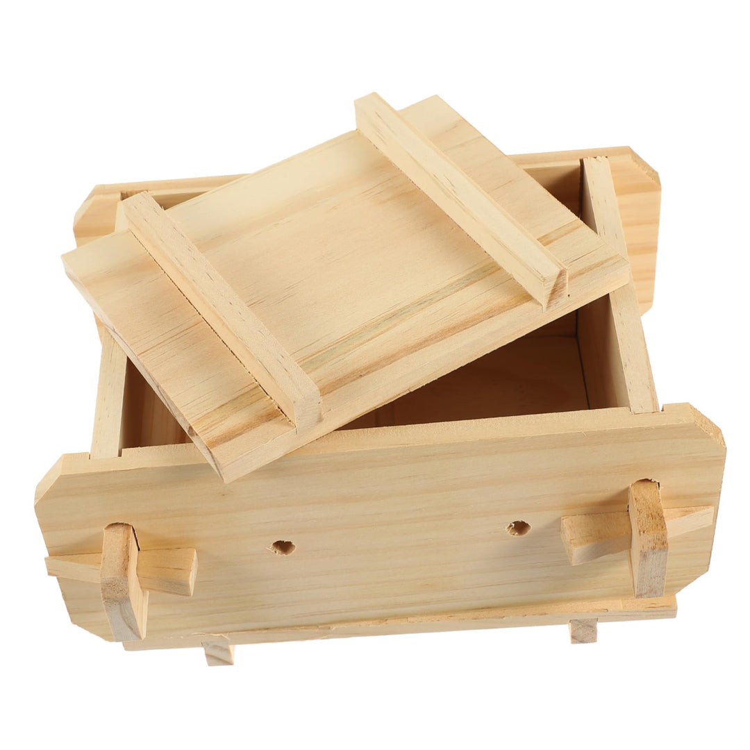 Veemoon Holz-tofu-Form Küchenutensil Für Hausgemachten Sojabohnenquark Praktische Leichte Tofu-Mould