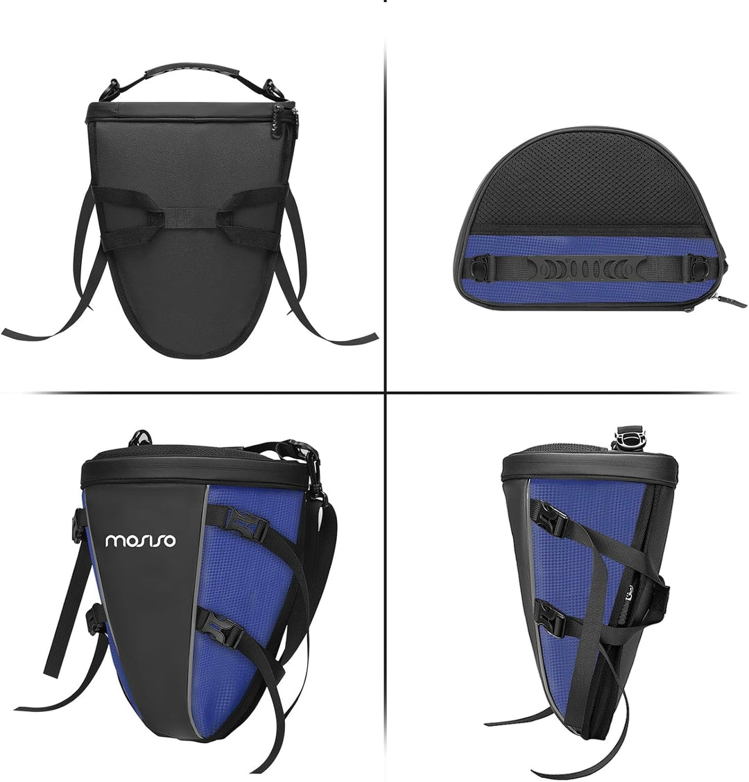 MOSISO Motorrad Hecktasche Multifunktionale Wasserdichte Polyester Aufbewahrung Satteltasche, 10L Ou