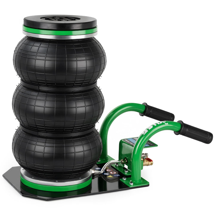 Pneumatischer Wagenheber 3,5T - Druckluft Wagenheber 130-430 mm - Kompakter Air Jack mit kurzem Grif