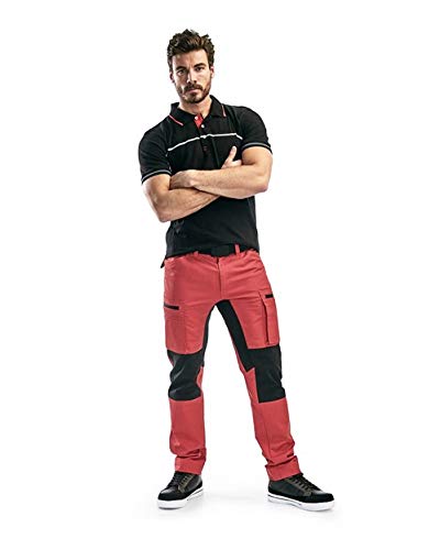Blåkläder 14591845 Diensthose Stretch, Rot / Schwarz, D100 Red / Black 100D, Red / Black 100D