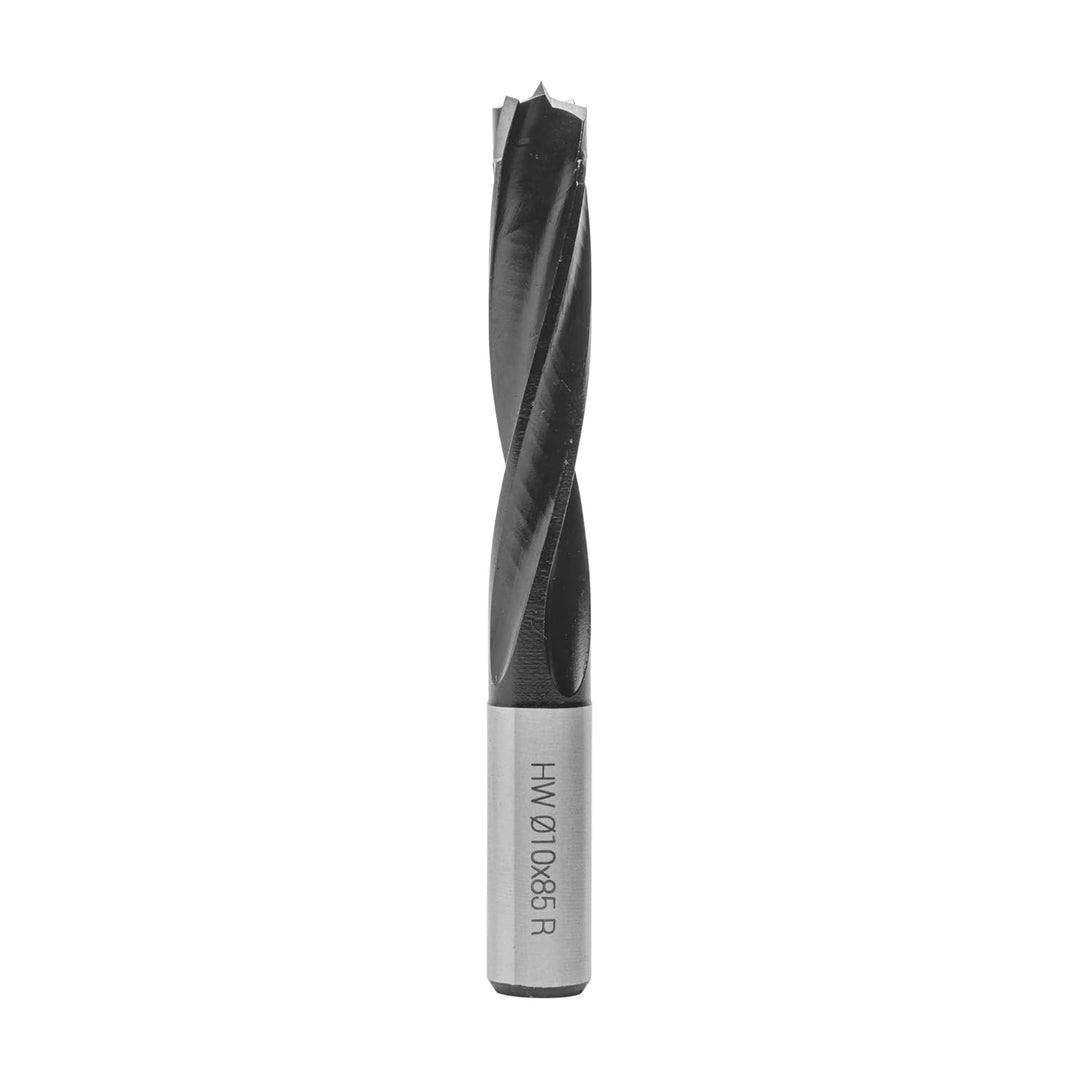 ENT 22484 Dübelbohrer HW, Schaft (S) 10 mm, Durchmesser (D) 10 mm, NL 52 mm, SL 30 mm, L 85 mm, Rech