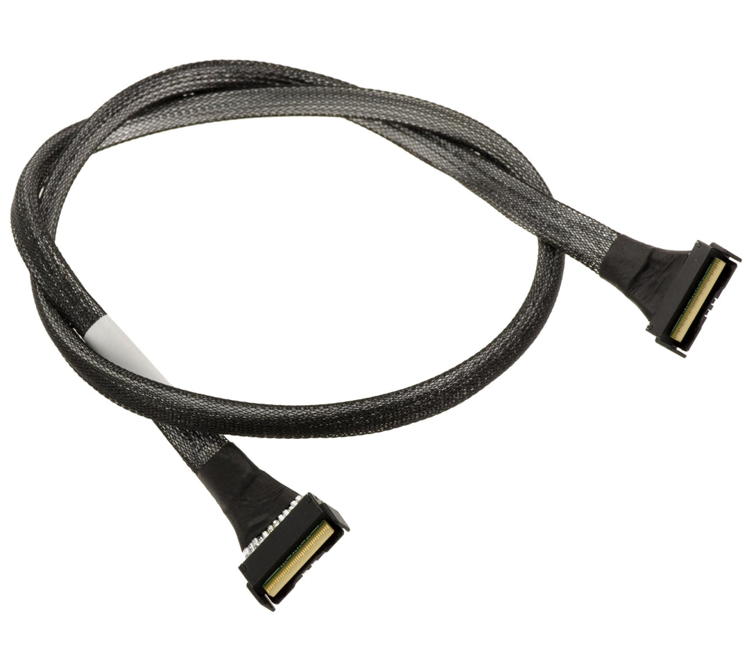 KALEA-INFORMATIQUE PCIe 5.0 Kabelkabel mit MCIO 8i 74 Pin Stecker auf Stecker Länge 80cm. MCIO 74 Pi