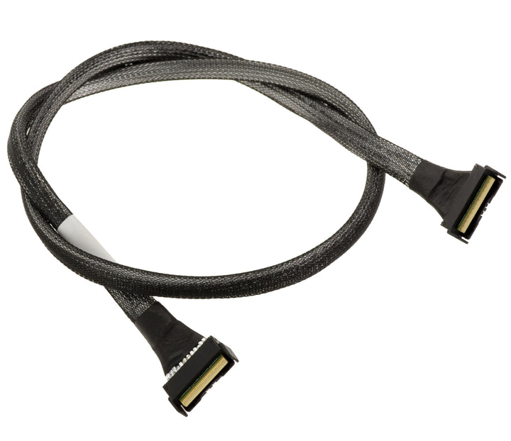 KALEA-INFORMATIQUE PCIe 5.0 Kabelkabel mit MCIO 8i 74 Pin Stecker auf Stecker Länge 80cm. MCIO 74 Pi