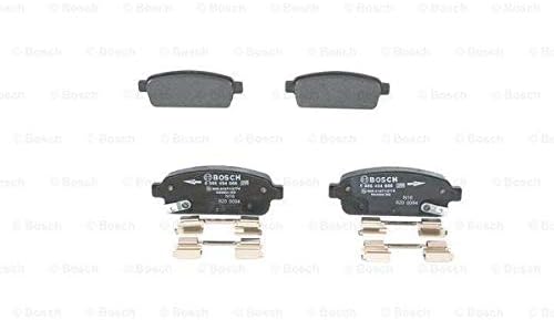 Bosch BP1661 Bremsbeläge - Hinterachse - ECE-R90 Zertifizierung - vier Bremsbeläge pro Set