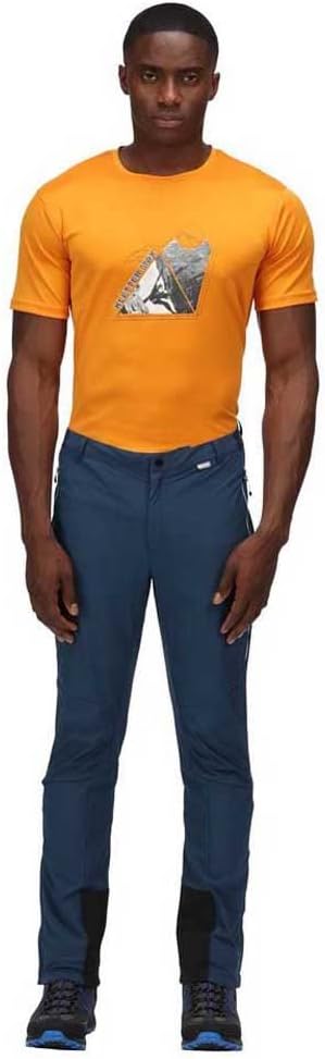 Regatta Outdoorhose Herren Mountain TRS III Kurzgrösse, Farbe:Blau, Grösse:48