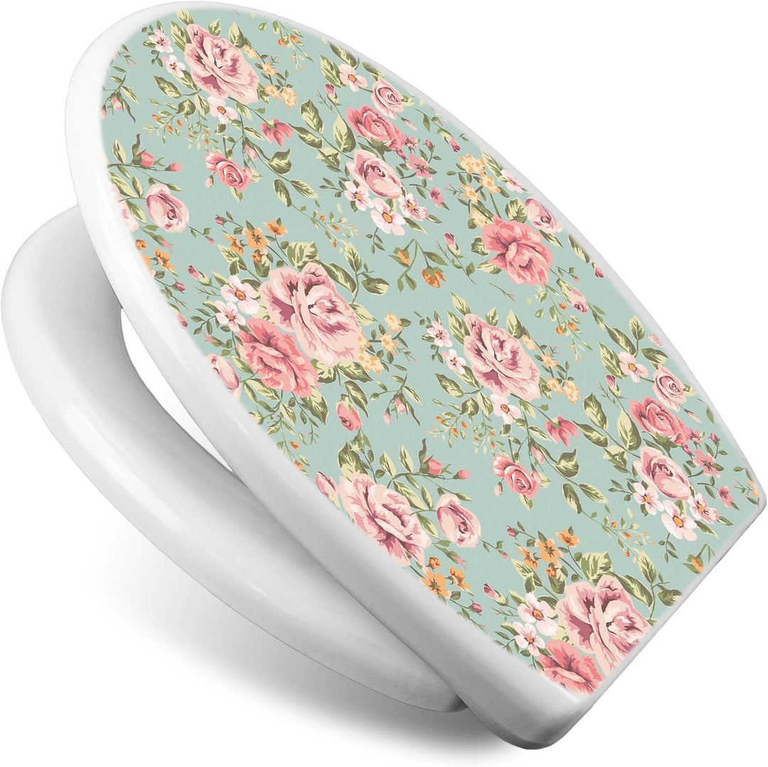 banjado Toilettendeckel mit Absenkautomatik 44,5x37cm - Soft Close Toilettensitz - WC Sitz mit Absen