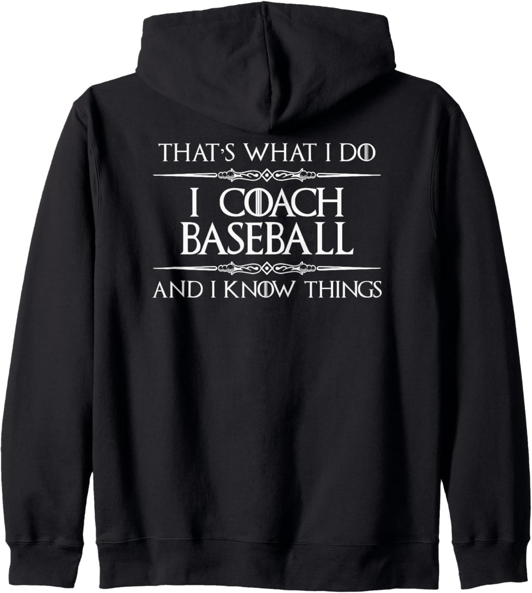 Basketball Gifts - I Coach Basketball & I Know Things Funny Kapuzenjacke