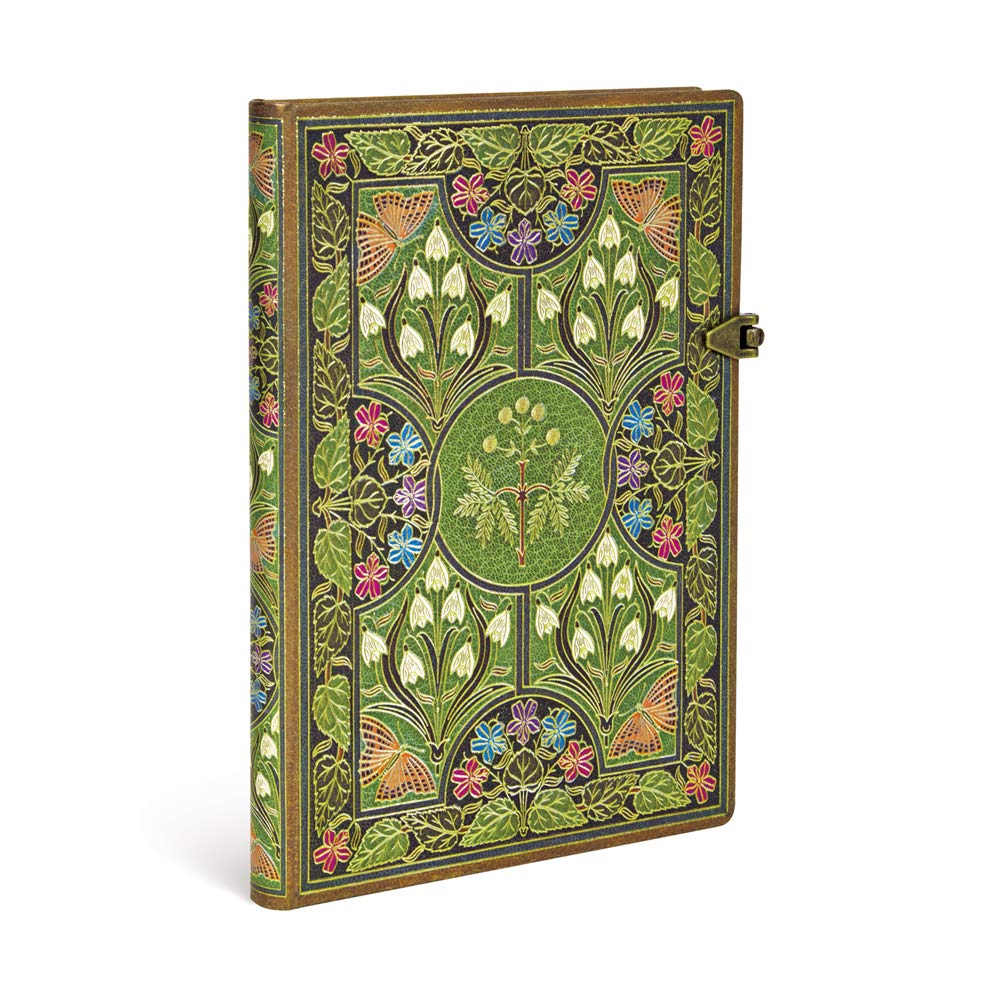 Paperblanks Blühende Poesie Notizbuch Midi Liniert (Poetry in Bloom), Midi (180 x 130): Lined Midi