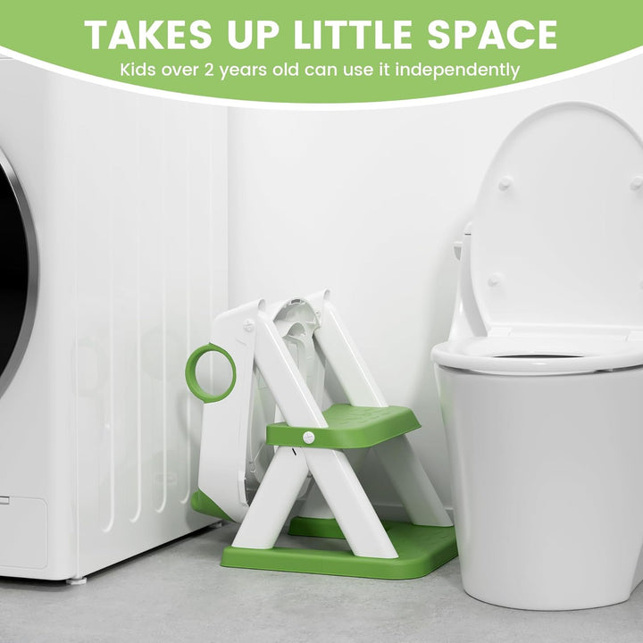 COOSEYA Frosch Kinder Toilettensitz, Toilettentrainer Toilettensitz für Kleinkinder, Upgrade Toilett