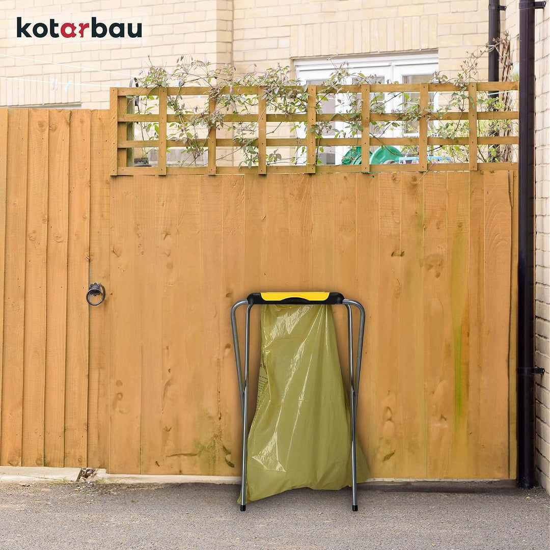 KOTARBAU® Müllsackständer 1 Fach Müllbehälter 33 x 45 x 85 cm Gelber Sack Ständer Metall Plastikmüll