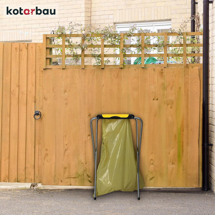 KOTARBAU® Müllsackständer 1 Fach Müllbehälter 33 x 45 x 85 cm Gelber Sack Ständer Metall Plastikmüll