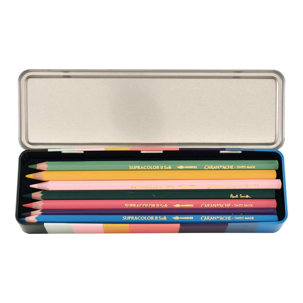 Caran d'Ache 3888 Farbstife-Set (8 Farben) Supracolor Soft, Paul Smith