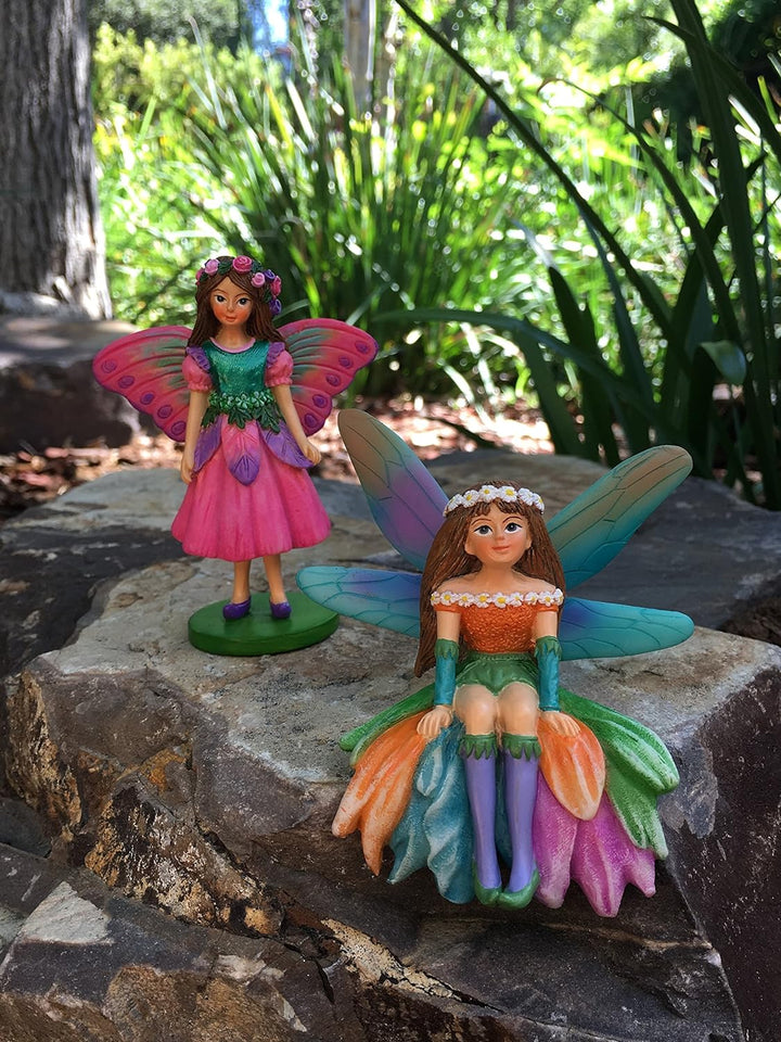 GlitZGlam Sofia Die Miniatur Fee Figur für Ihren Feengarten/Miniaturgarten