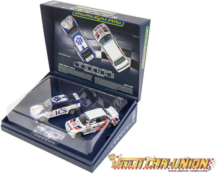 Scalextric 3693a - TC Legends - Ford Sierra RS500/BMW E30, Fahrzeuge Einzelbett, Einzelbett