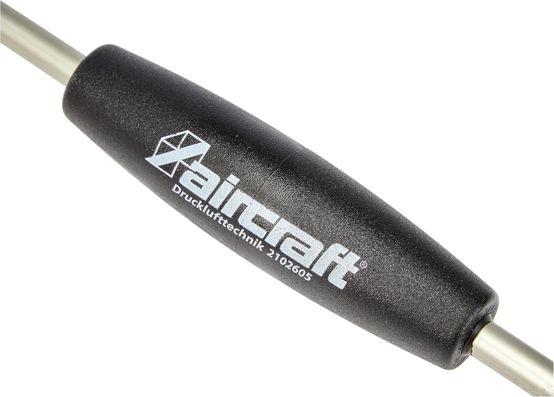 Airkraft – Dual Anschluss 6 mm Schlauch, Gummi Griff, Zweifachsteckdose
