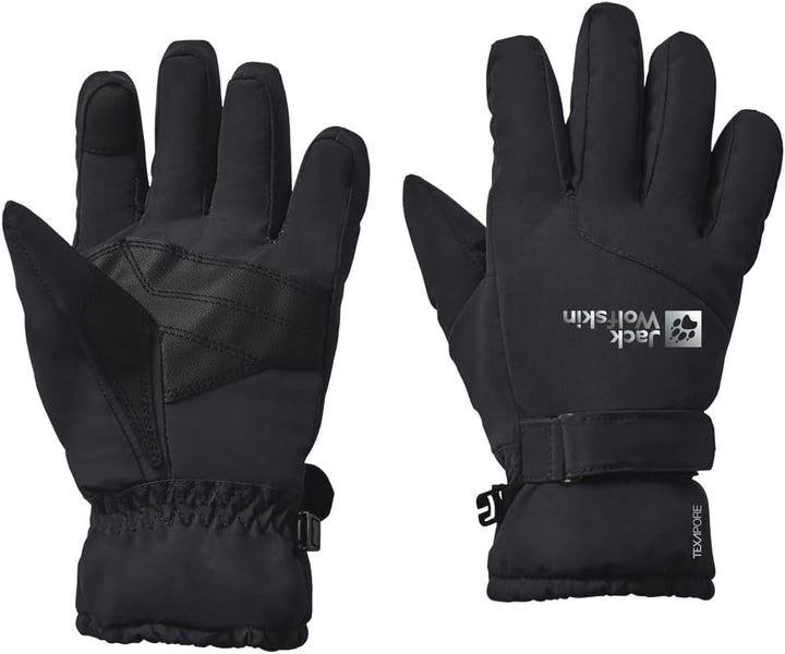 Jack Wolfskin Kinder 2l Winter Glove K Handschuh 128 Schwarz, 128 Schwarz