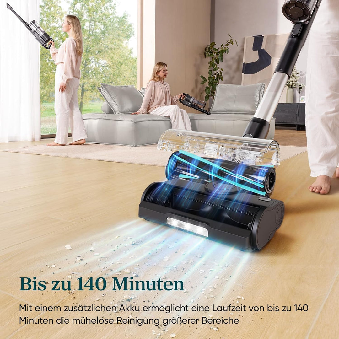 Levoit Originaler Ersatzbatterie für LVAC-200 MAX Akku Staubsauger, Laufzeit bis zu 70 Minuten, 6 *