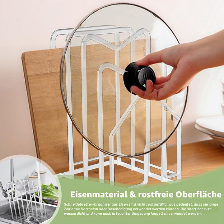 LIMITADA Schneidebrett Rack Schneidebrettständer WeisseSchneidebrett Halter Ständer Schneidebrett Ha