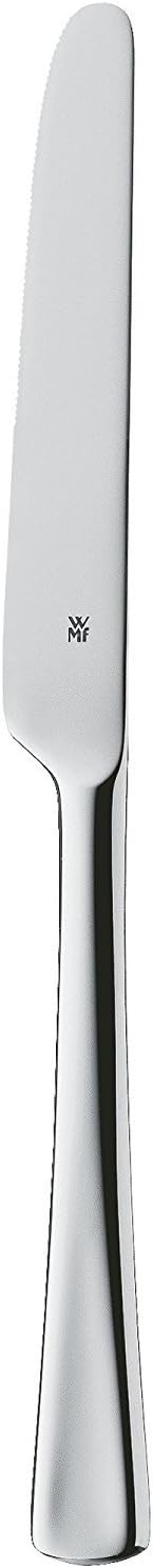 WMF Denver Edelstahl Besteck Set 6 Personen, Essbesteck Set 30 teilig, Monobloc-Messer, Cromargan Ed