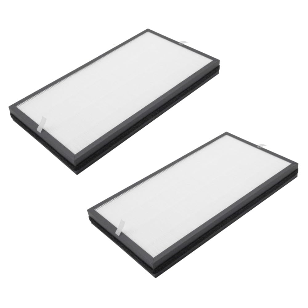 2x Trade-Shop Luftfilter Kombi-Filter (HEPA + Aktivkohle) kompatibel mit Boneco P340 Luftreiniger Lu
