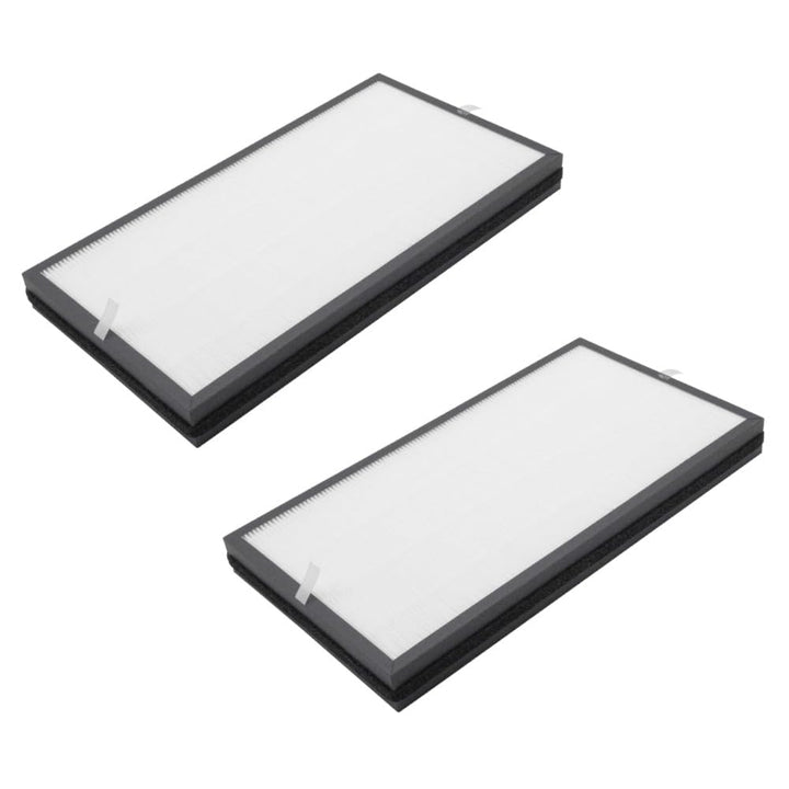 2x Trade-Shop Luftfilter Kombi-Filter (HEPA + Aktivkohle) kompatibel mit Boneco P340 Luftreiniger Lu