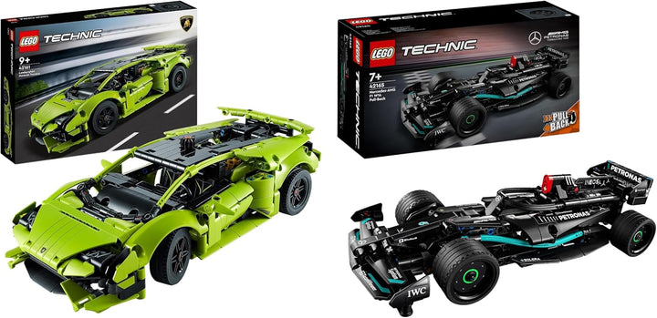 LEGO Technic Lamborghini Huracán Tecnica Spielzeugauto-Modellbausatz & Technic Mercedes-AMG F1 W14 E