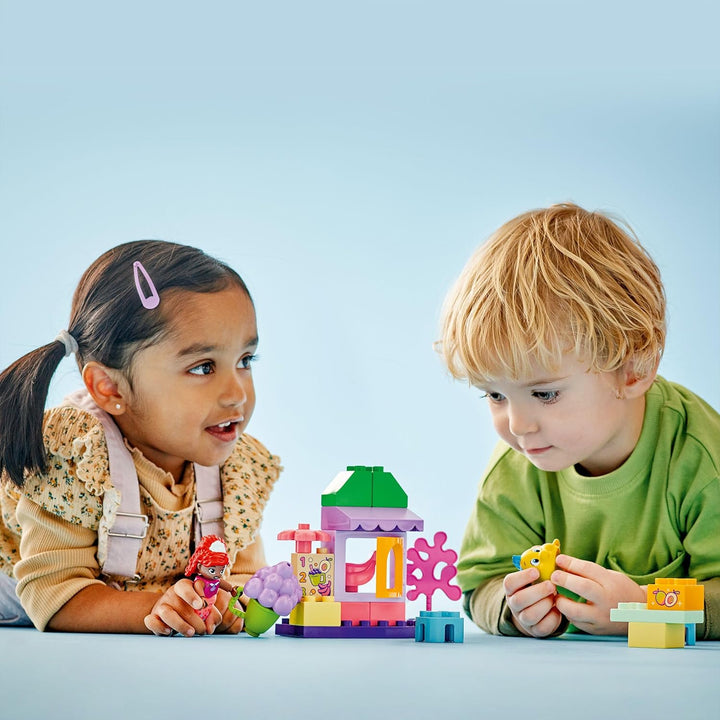 LEGO DUPLO | Disney Arielles und Fabius' Café-Kiosk, Kleine Meerjungfrau Spielzeug, Lernspielzeug mi