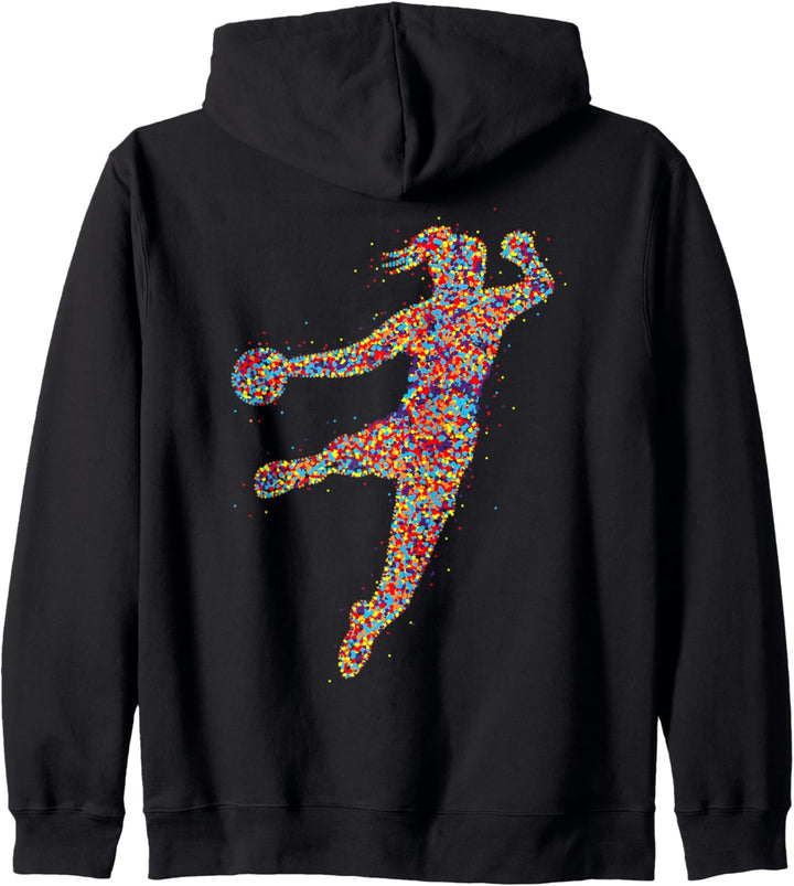Handball Handballerin Handballspieler Frauen Mädchen Kinder Kapuzenjacke