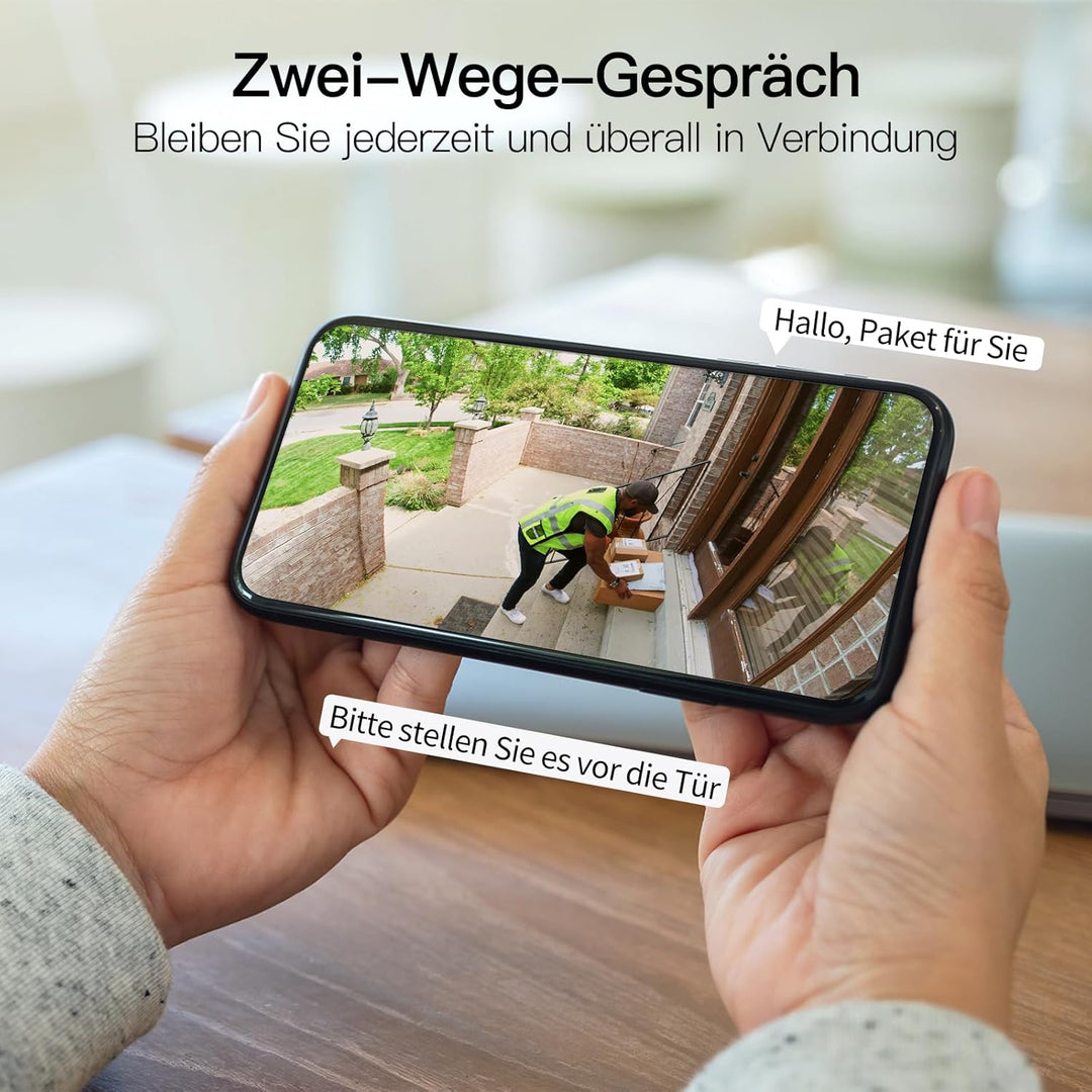 VIM TAG 2,5K Überwachungskamera Aussen,5G WLAN Kamera,Kamera Überwachung Aussen mit KI- Bewegungserk