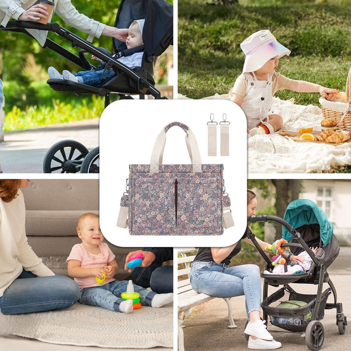 Wickeltasche Tragetasche | Kinderwagen Organizer Reise | Leichte Windeltasche | Hängende Kinderwagen