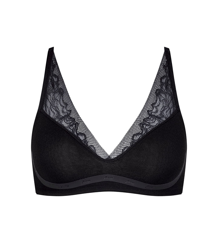 S by sloggi Damen Shadow P Padded Bra, S Schwarz