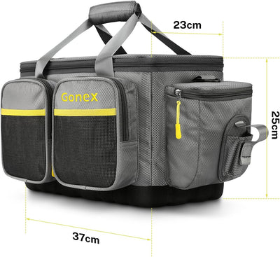 Gonex Angeltasche, Wasserabweisende Aufbewahrungstasche aus Polyestermaterial mit gepolstertem Schul