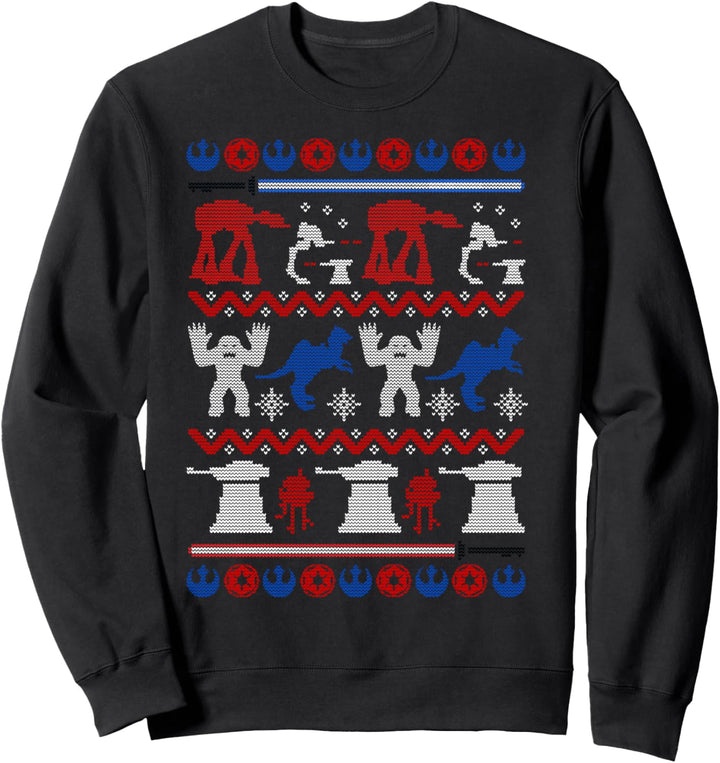 Star Wars AT-AT Holiday Pattern Sweatshirt