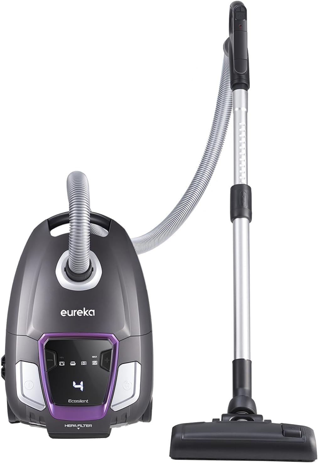 Eureka NEN300 Staubsauger mit Beutel 700W, 62 dB(A) Extreme Silence Bodenstaubsauger, Staubsauger Le