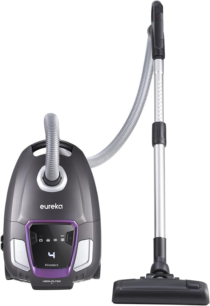 Eureka NEN300 Staubsauger mit Beutel 700W, 62 dB(A) Extreme Silence Bodenstaubsauger, Staubsauger Le