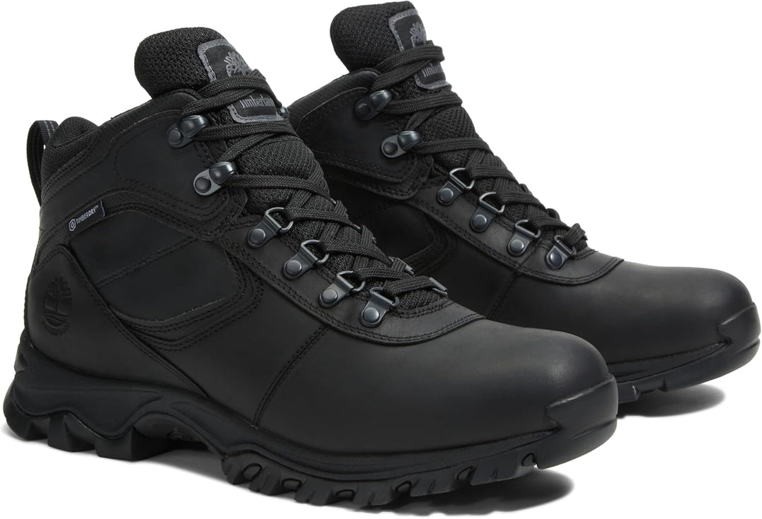 Timberland Herren Mt. Maddsen Mid Leather WpHiking Boot 40.5 EU Schwarz, 40.5 EU Schwarz