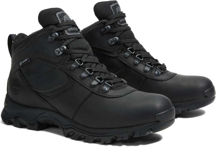 Timberland Herren Mt. Maddsen Mid Leather WpHiking Boot 40.5 EU Schwarz, 40.5 EU Schwarz