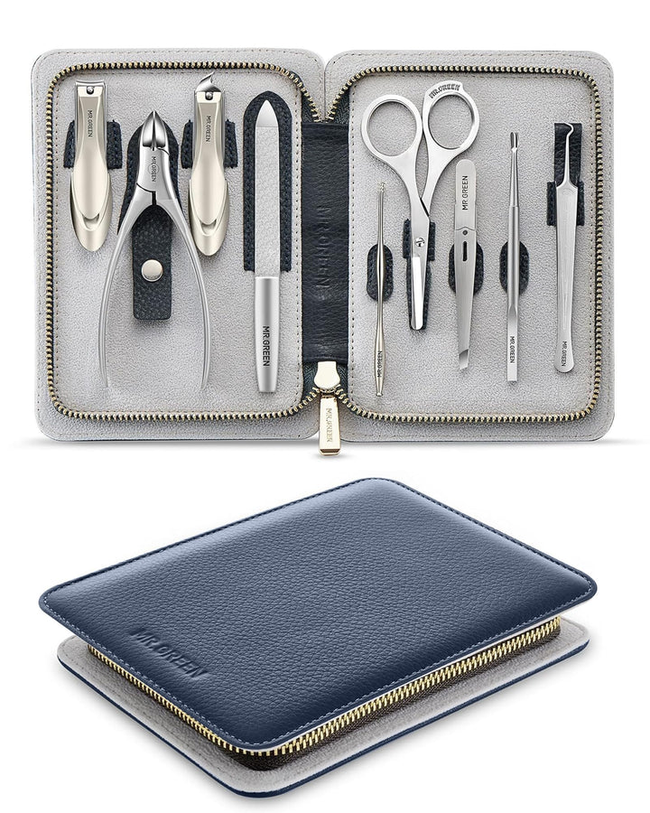 MR.GREEN Maniküre Set 9 in 1, Vollfunktion Höhere Qualität Nagelknipser Set, Professionelles Pedikür