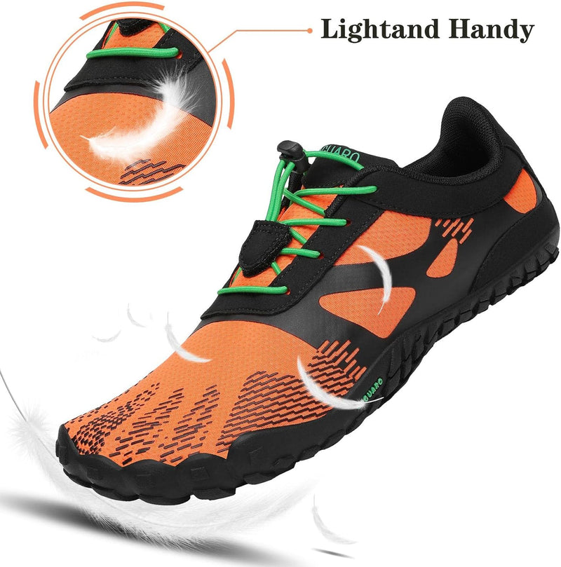 SAGUARO Herren Barfussschuhe Schnell Trocknend Traillaufschuhe Damen Fitnessschuhe rutschfeste Gr.36