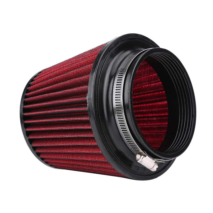 Unifür Versal Auto Luftfilter High Flow Einlass Lufteinlass Rundkegel Luftfilter Reiniger Clamp-On M